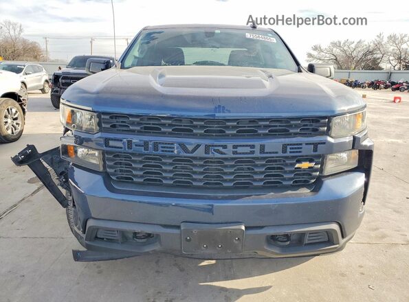 3GCPWBEK0MG388318 2021 CHEVROLET SILVERADO Синий Вид спереди