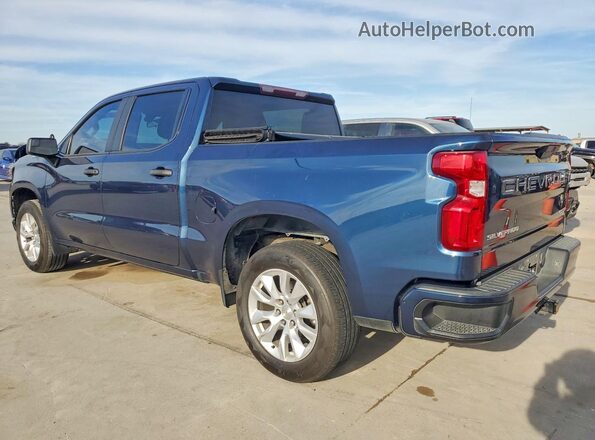 3GCPWBEK0MG388318 2021 CHEVROLET SILVERADO Синий Задняя левая четверть