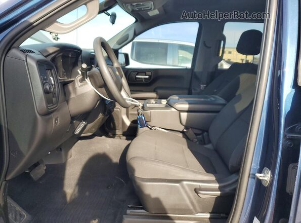 3GCPWBEK0MG388318 2021 CHEVROLET SILVERADO Синий Вид салона спереди