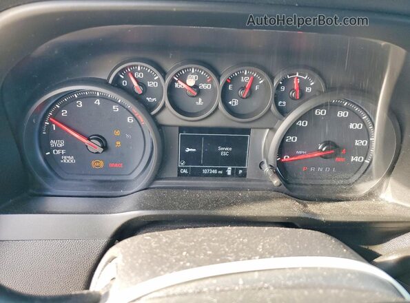 3GCPWBEK0MG388318 2021 CHEVROLET SILVERADO Синий Вид щитка приборов