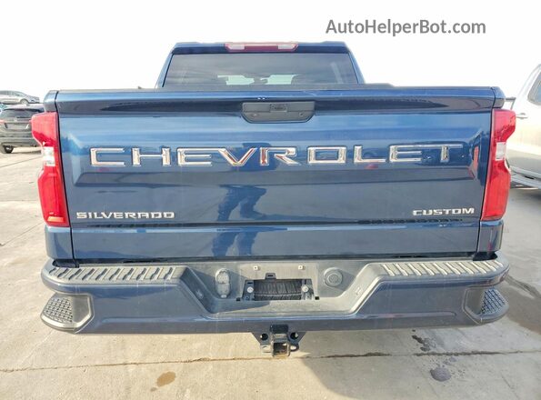 3GCPWBEK0MG388318 2021 CHEVROLET SILVERADO Синий Вид сзади