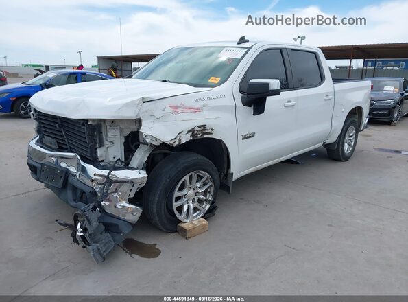 3GCPWCED4KG159760 2019 CHEVROLET SILVERADO White Vista tres cuartos delantera izquierda
