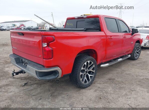 3GCPWCED5MG198442 2021 CHEVROLET SILVERADO Red უკანა მარჯვენა