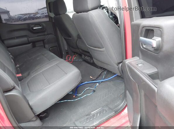 3GCPWCED5MG198442 2021 CHEVROLET SILVERADO Red VIN კოდის სტიკერის ხედი