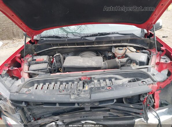 3GCPWCED5MG198442 2021 CHEVROLET SILVERADO Red უკანა ხედი