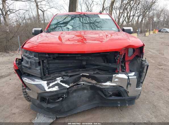 3GCPWCED5MG198442 2021 CHEVROLET SILVERADO Red უკანა სალონის ხედი