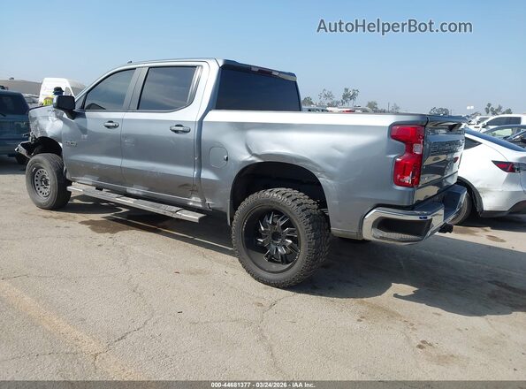 3GCPWCED6KG186717 2019 CHEVROLET SILVERADO Gray Հետևի ձախ