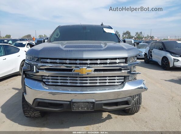 3GCPWCED6KG186717 2019 CHEVROLET SILVERADO Gray Սարքավորումների վահանակի տեսք