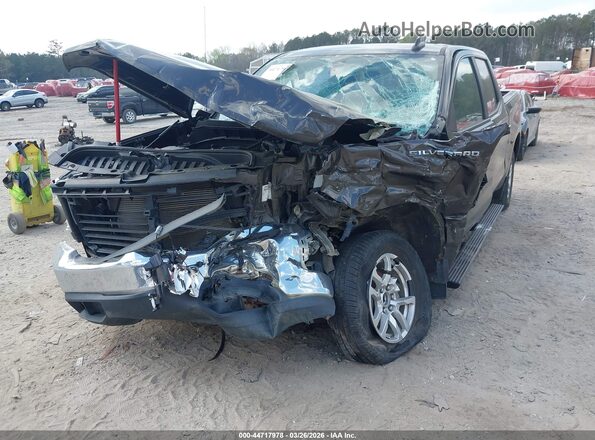 3GCPWCEDXMG179322 2021 CHEVROLET SILVERADO Black Front view
