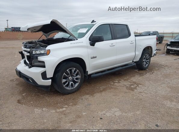 3GCPWDED2MG391038 2021 CHEVROLET SILVERADO White Vista tres cuartos delantera izquierda