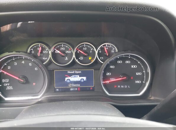 3GCPWDED2MG391038 2021 CHEVROLET SILVERADO White Vista de los asientos traseros