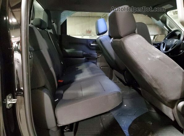 3GCPYCEF6MG121848 2021 CHEVROLET SILVERADO Black Rear seats view