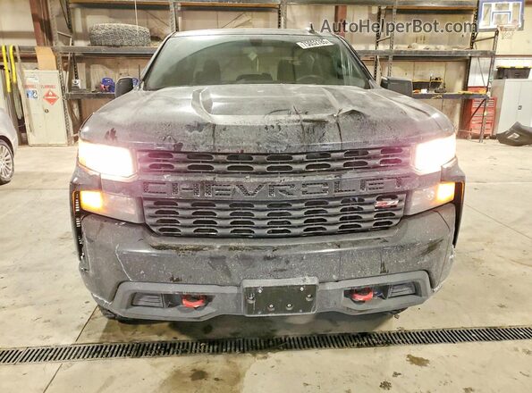 3GCPYCEF6MG121848 2021 CHEVROLET SILVERADO Black Front view