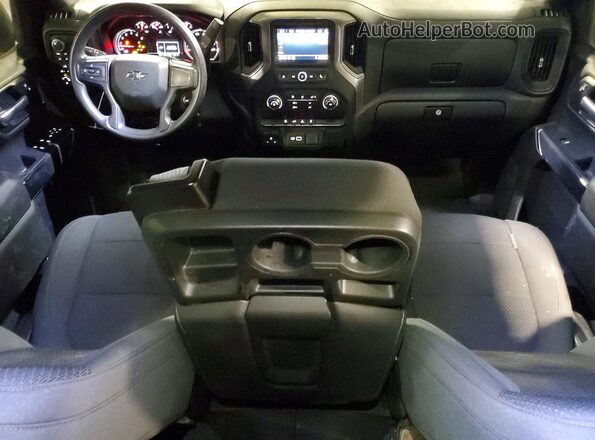 3GCPYCEF6MG121848 2021 CHEVROLET SILVERADO Black Dashboard view