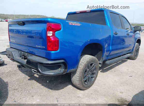 3GCUDCED3PG353342 2023 CHEVROLET SILVERADO Blue უკანა მარჯვენა