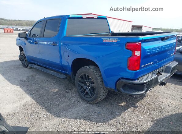 3GCUDCED3PG353342 2023 CHEVROLET SILVERADO Blue უკანა მარცხენა