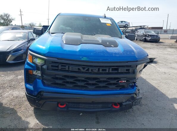 3GCUDCED3PG353342 2023 CHEVROLET SILVERADO Blue უკანა სალონის ხედი