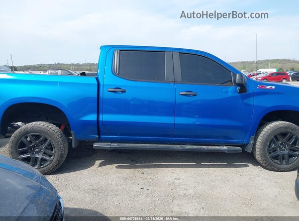 3GCUDCED3PG353342 2023 CHEVROLET SILVERADO Blue სალონის 360-გრადუსიანი ხედი