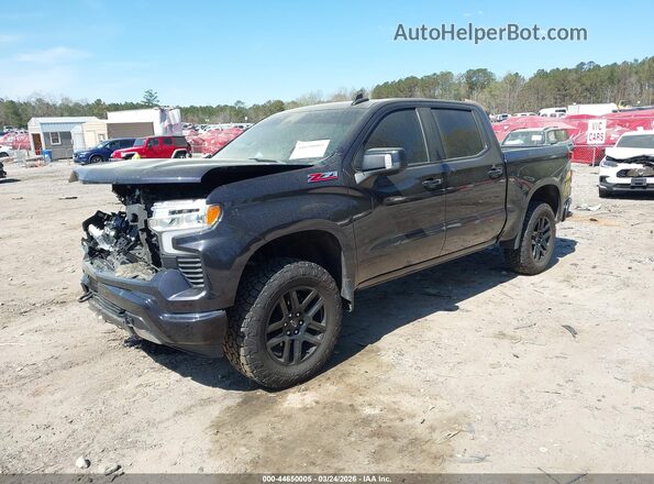3GCUDEET3NG662986 2022 CHEVROLET SILVERADO Gray Передня ліва чверть