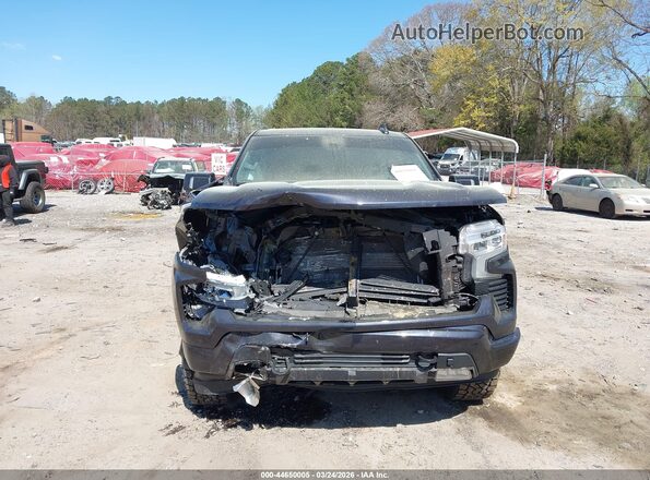 3GCUDEET3NG662986 2022 CHEVROLET SILVERADO Gray Вид щитка приладів
