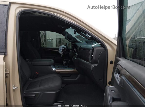 3GCUDFED4NG611317 2022 CHEVROLET SILVERADO Tan Вид салону спереду