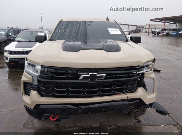 3GCUDFED4NG611317 2022 CHEVROLET SILVERADO Tan Вид щитка приладів