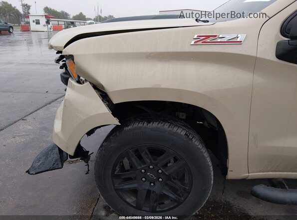 3GCUDFED4NG611317 2022 CHEVROLET SILVERADO Tan Вид спереду