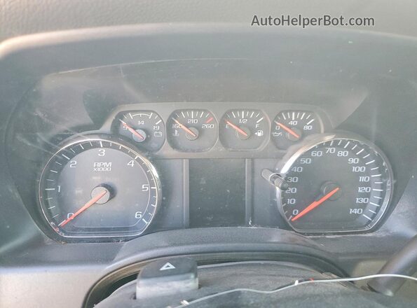 3GCUKNEC0JG236771 2018 CHEVROLET SILVERADO White Вид щитка приладів