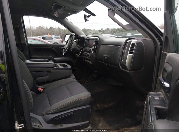 3GCUKREC3JG400165 2018 CHEVROLET SILVERADO Черный Вид салона спереди