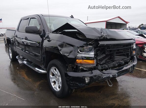 3GCUKREC3JG400165 2018 CHEVROLET SILVERADO Черный Вид спереди