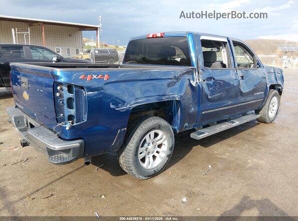 3GCUKREC3JG461631 2018 CHEVROLET SILVERADO Blue Задня права чверть