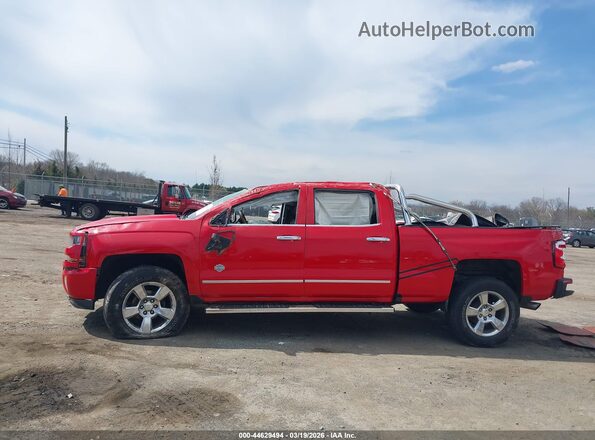 3GCUKREC4GG323976 2016 CHEVROLET SILVERADO Red Widok wnętrza z tyłu