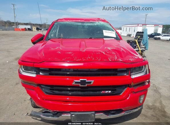 3GCUKREC4GG323976 2016 CHEVROLET SILVERADO Red Widok deski rozdzielczej