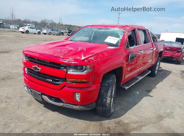 3GCUKREC4GG323976 2016 CHEVROLET SILVERADO Red Przód lewy