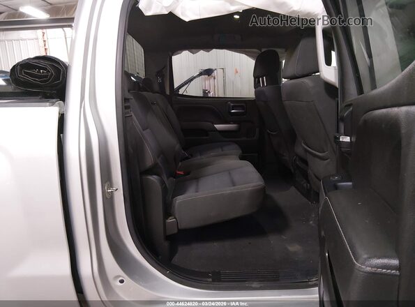 3GCUKREC5JG646098 2018 CHEVROLET SILVERADO Gray Vista de la etiqueta del VIN