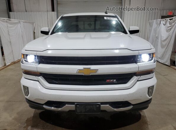 3GCUKREC6JG266834 2018 CHEVROLET SILVERADO White Vista de la etiqueta del VIN