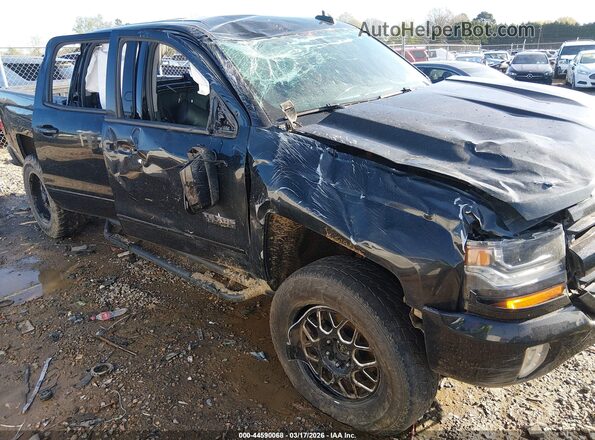 3GCUKREC7JG401366 2018 CHEVROLET SILVERADO Black წინა ხედი