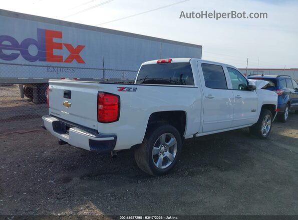 3GCUKREC7JG504254 2018 CHEVROLET SILVERADO Белый Задняя правая четверть