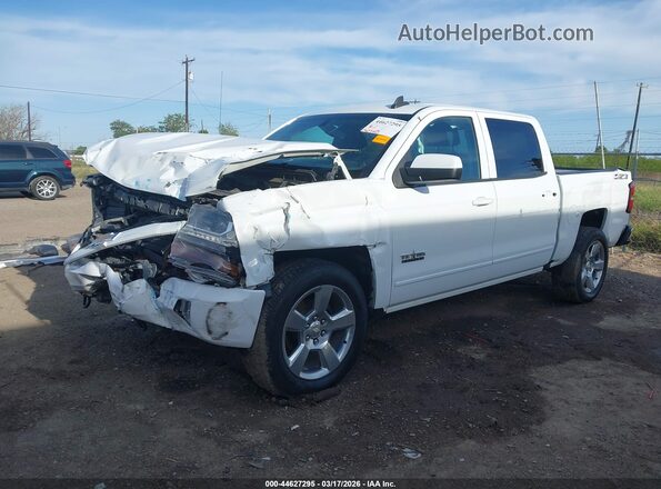 3GCUKREC7JG504254 2018 CHEVROLET SILVERADO Белый Передняя левая четверть
