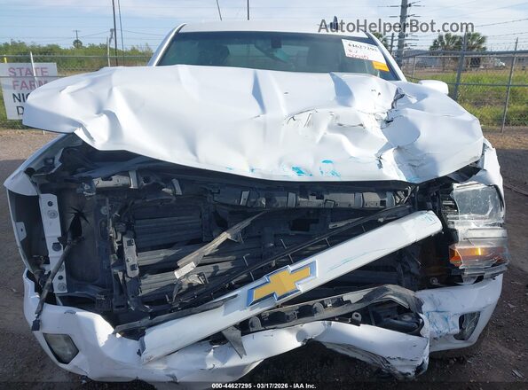 3GCUKREC7JG504254 2018 CHEVROLET SILVERADO Белый Вид задней части салона