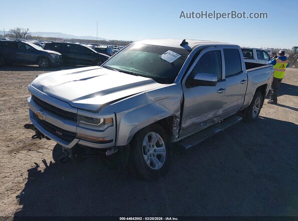 3GCUKREC7JG615161 2018 CHEVROLET SILVERADO Silver Przód lewy