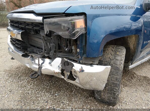 3GCUKREC8HG408529 2017 CHEVROLET SILVERADO Blue Вид спереду