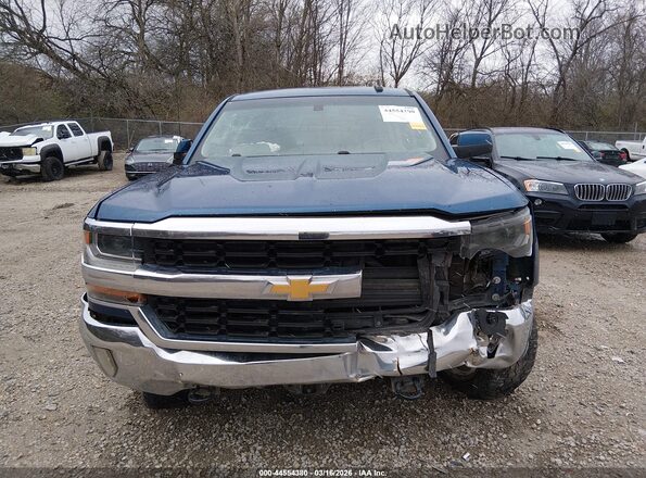 3GCUKREC8HG408529 2017 CHEVROLET SILVERADO Blue Вид щитка приладів