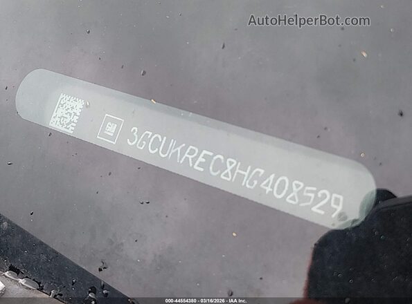 3GCUKREC8HG408529 2017 CHEVROLET SILVERADO Blue Вид підкапотного простору