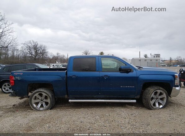 3GCUKREC8HG408529 2017 CHEVROLET SILVERADO Blue Вид задньої частини салону