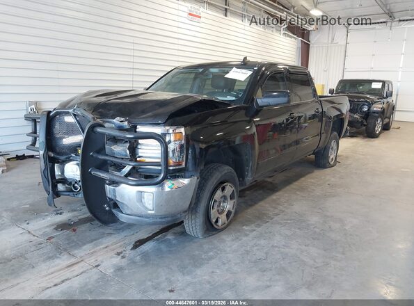 3GCUKREC9JG376535 2018 CHEVROLET SILVERADO Black Vista tres cuartos delantera izquierda