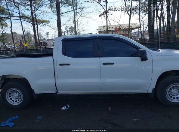 3GCUYAEF1MG143263 2021 CHEVROLET SILVERADO White Вид задньої частини салону