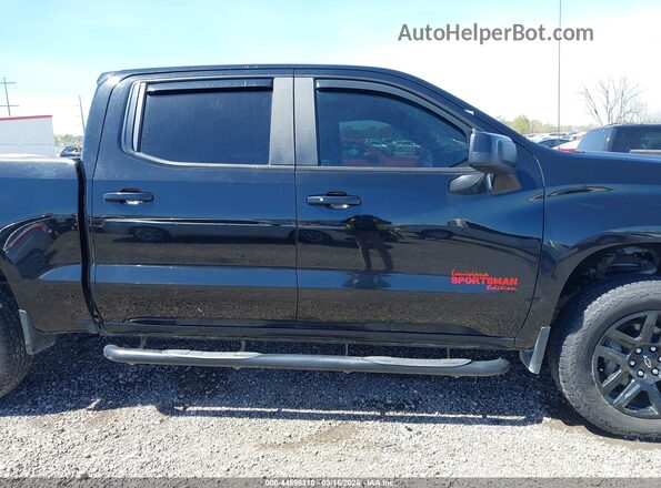 3GCUYEED2LG328149 2020 CHEVROLET SILVERADO Black უკანა სალონის ხედი