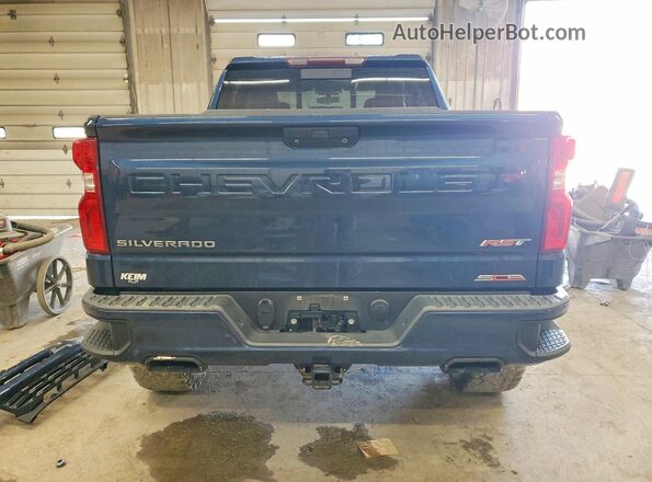 3GCUYEED5KG148436 2019 CHEVROLET SILVERADO Blue Rear view