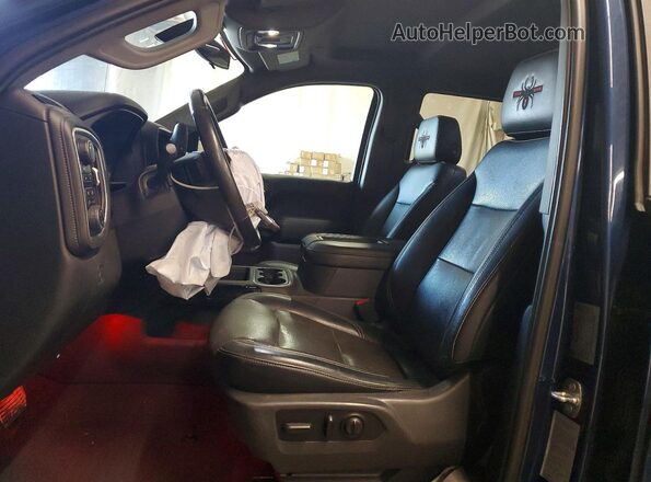 3GCUYEED5KG148436 2019 CHEVROLET SILVERADO Blue Front interior view